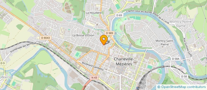 localisation de l'entreprise BALANCE TES MAUX INVISIBLES  CHARLEVILLE-MEZIERES