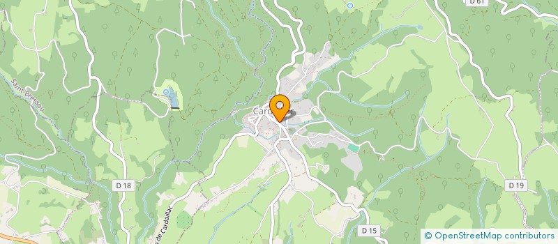 localisation de l'entreprise BALANCERIE AUVERGNE QUERCY  CARDAILLAC