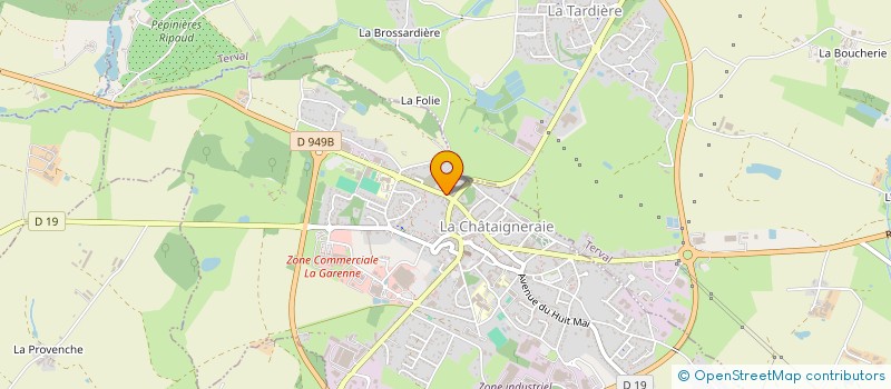 localisation de l'entreprise BALANCES GABILLARD à LA CHATAIGNERAIE