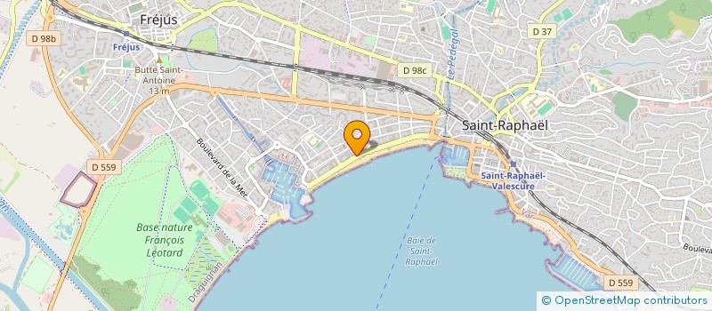 localisation de l'entreprise BALAND A.L.  FREJUS