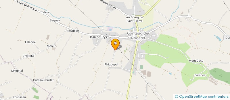 localisation de l'entreprise BALAND AD  FAUGUEROLLES