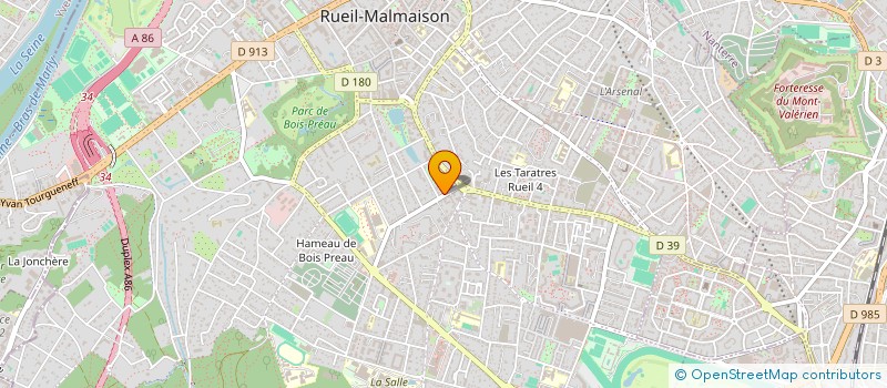 localisation de l'entreprise BALANDREAUD & CIE  BOULOGNE-BILLANCOURT