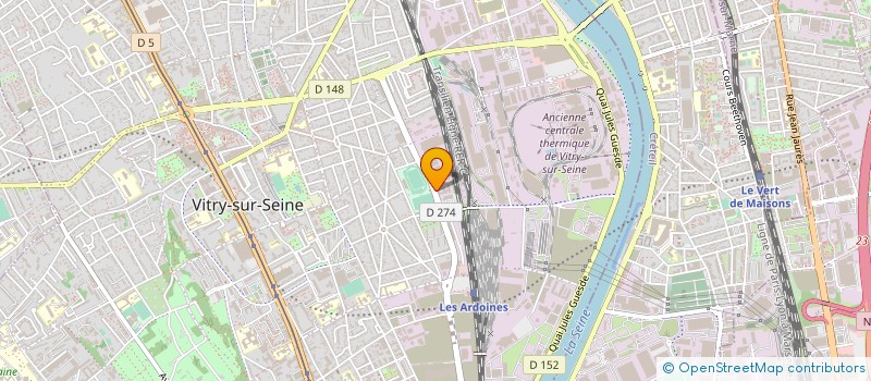 localisation de l'entreprise BALANZAN à VITRY-SUR-SEINE