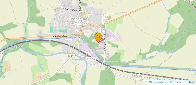 localisation de l'entreprise BALANZAN PALETTES FRANCE  BRIENON-SUR-ARMANCON