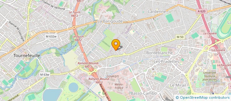 localisation de l'entreprise BALAOU à TOULOUSE