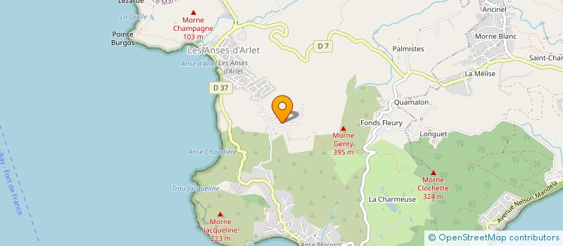 localisation de l'entreprise BALAOU PRODUCTION à ANSES D'ARLET
