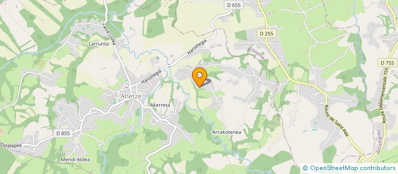 localisation de l'entreprise BALAR  AHETZE