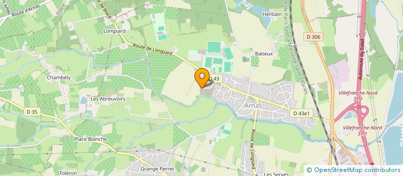 localisation de l'entreprise BALARD IMMOBILIER  ARNAS