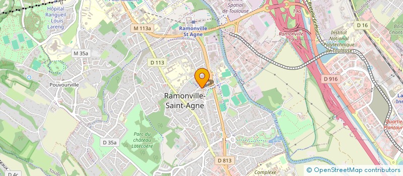 localisation de l'entreprise BALARDY BOUISSET VALDIGUIE CARANOBE à RAMONVILLE-SAINT-AGNE