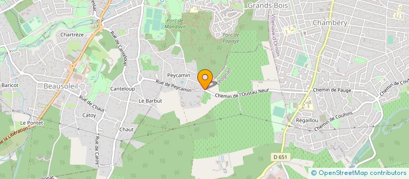 localisation de l'entreprise BALARESQUE ET FOURNIER SCEA à LEOGNAN