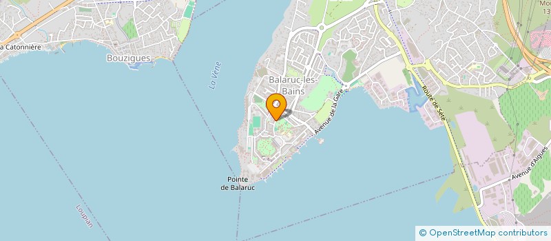 localisation de l'entreprise BALARUC FUNERAIRE  BALARUC-LES-BAINS