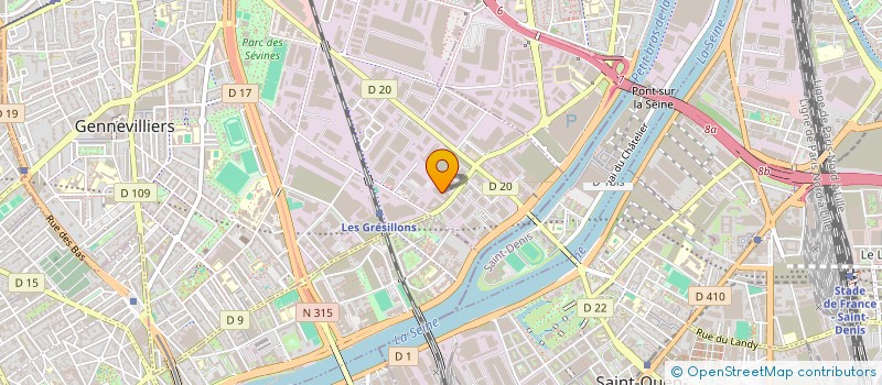 localisation de l'entreprise BALAS PARTICIPATION GESTION à GENNEVILLIERS