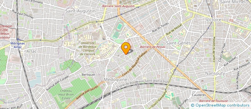 localisation de l'entreprise BALASTEGUI - CAULE BEZARD LMNP  BORDEAUX