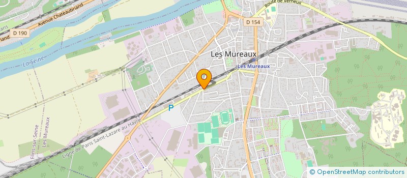 localisation de l'entreprise BALASTRE SERVICE NETTOYAGE à LES MUREAUX