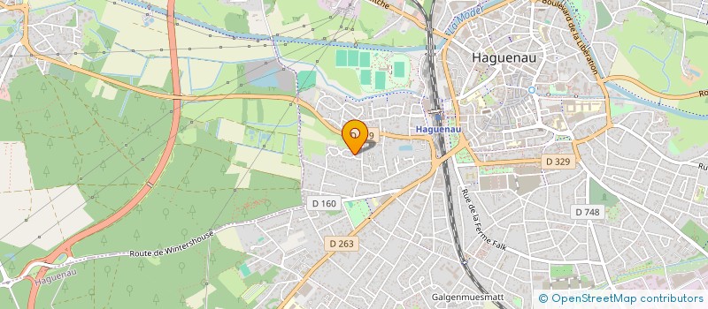 localisation de l'entreprise BALATA  HAGUENAU