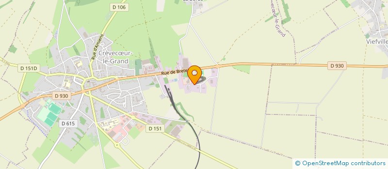 localisation de l'entreprise BALAYAGE VOIRIE ILE DE FRANCE à CREVECŒUR-LE-GRAND