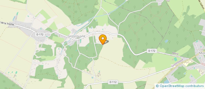 localisation de l'entreprise BALAYRE ET CO  GROSROUVRE