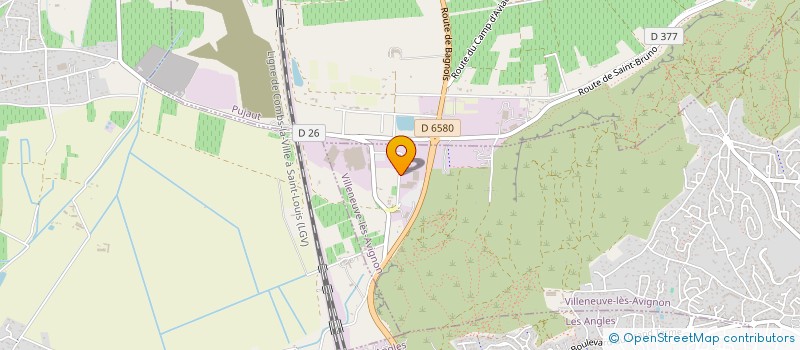 localisation de l'entreprise BALAZARD CHARPENTES MATERIAUX COUVERTURE à VILLENEUVE-LES-AVIGNON