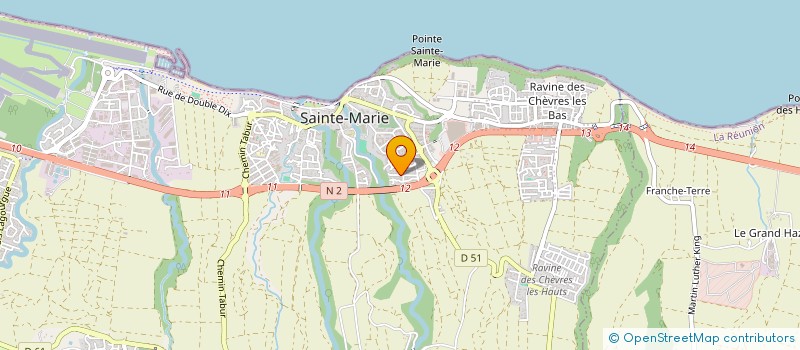 localisation de l'entreprise BALAZI à SAINTE-MARIE