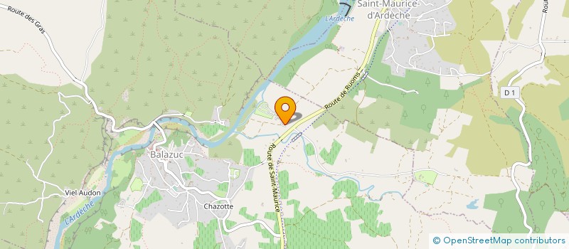 localisation de l'entreprise BALAZUC LOISIRS à BALAZUC