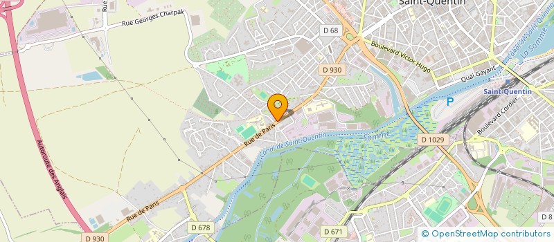 localisation de l'entreprise BALBAZ à SAINT-QUENTIN