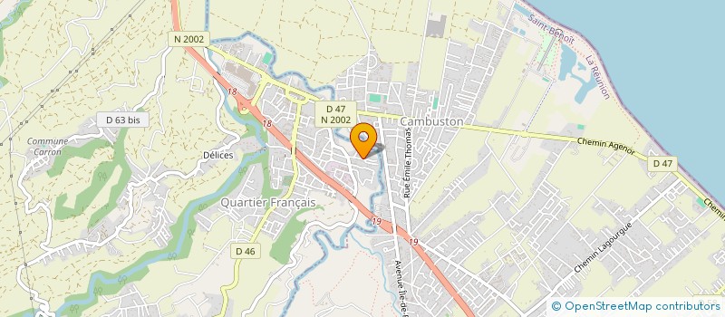 localisation de l'entreprise BALBINE-RASSABY  SAINTE-SUZANNE