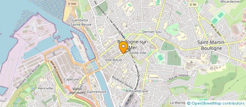 localisation de l'entreprise BALBO à BOULOGNE-SUR-MER