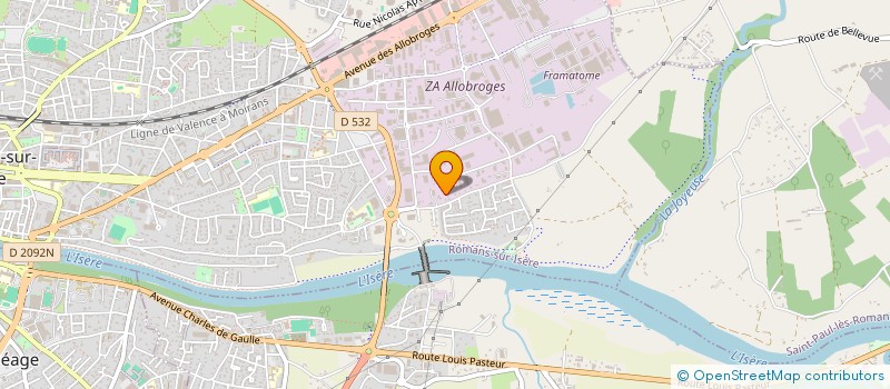 localisation de l'entreprise BALBOA  ROMANS-SUR-ISERE