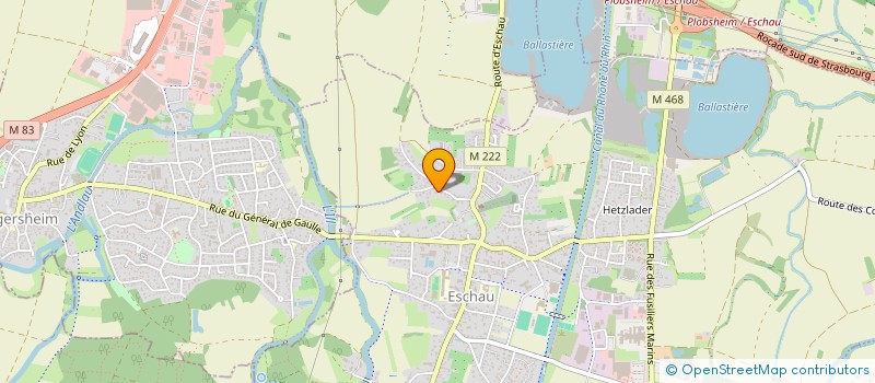 localisation de l'entreprise BALCAN  ESCHAU