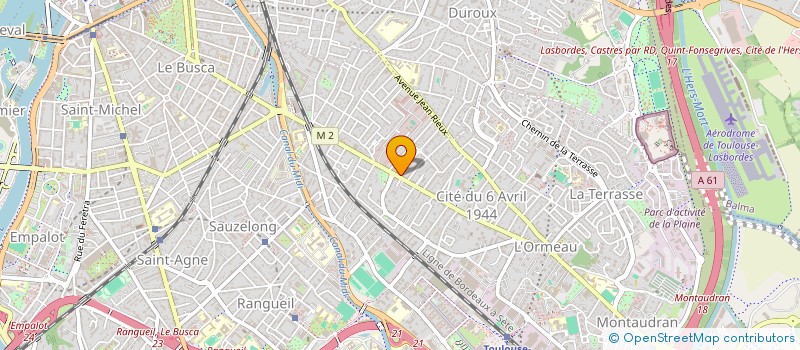 localisation de l'entreprise BALCAN à TOULOUSE