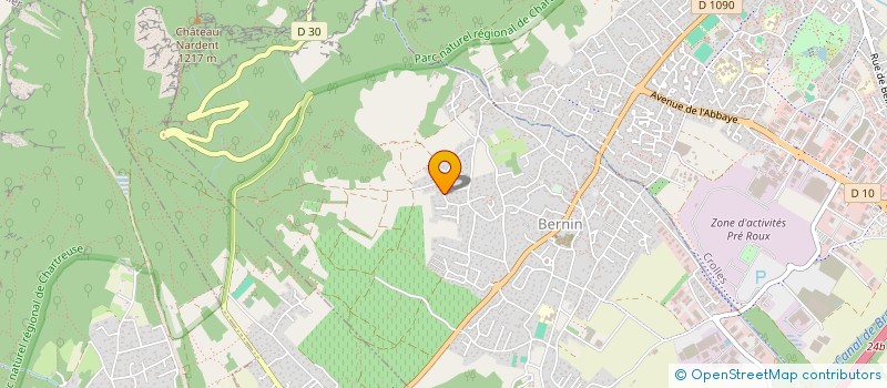 localisation de l'entreprise BALCAP  BERNIN