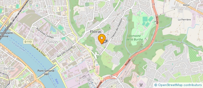 localisation de l'entreprise BALCHA-LOC33 à FLOIRAC