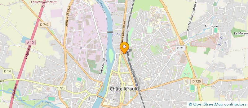 localisation de l'entreprise BALCI  CHATELLERAULT