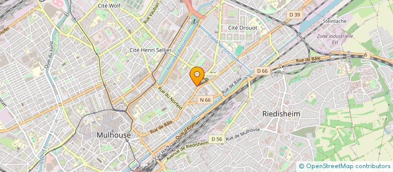 localisation de l'entreprise BALCI CONSTRUCTION  MULHOUSE