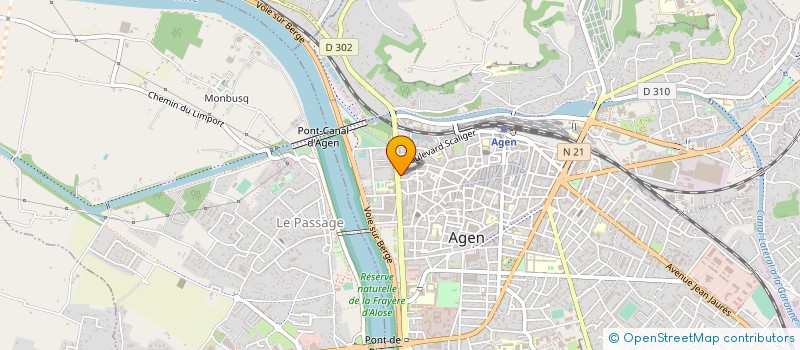 localisation de l'entreprise BALCI ETANCHEITE COUVERTURE  AGEN