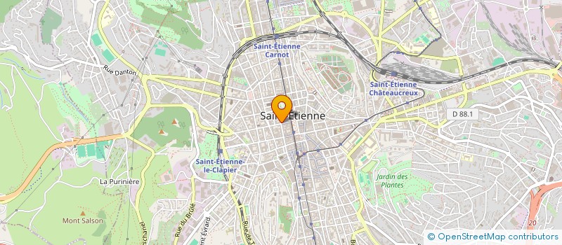 localisation de l'entreprise BALCK AND WITH  SAINT-ETIENNE