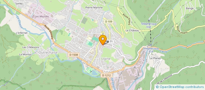 localisation de l'entreprise BALCON AVEC VUE  UGINE