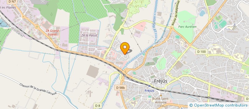 localisation de l'entreprise BALCON D'AZUR à FREJUS