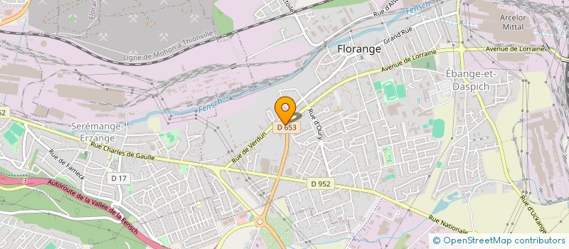 localisation de l'entreprise BALCONI MOTEURS à FLORANGE
