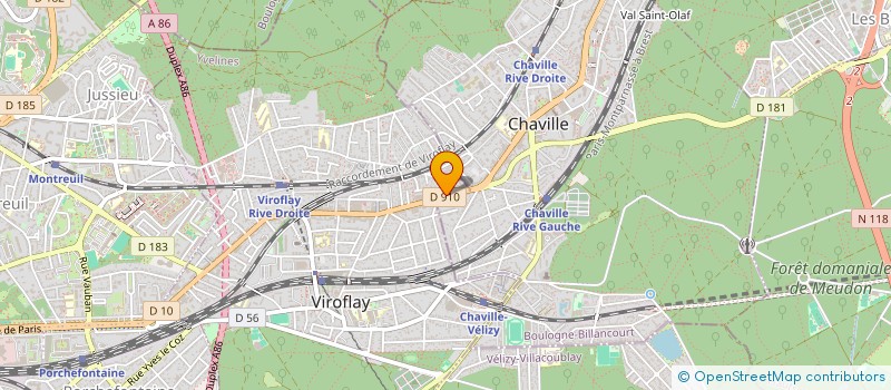 localisation de l'entreprise BALCONIA à VIROFLAY