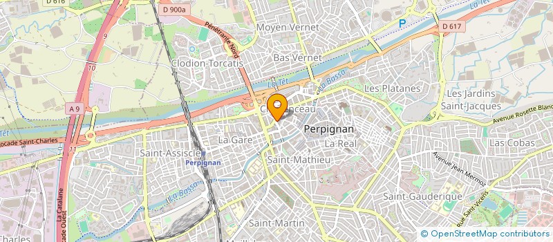 localisation de l'entreprise BALCOR IMMOBILIER à PERPIGNAN