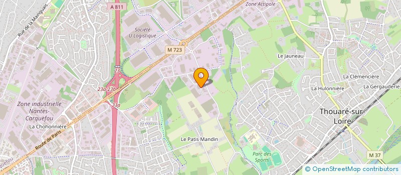 localisation de l'entreprise BALD  SAINTE-LUCE-SUR-LOIRE