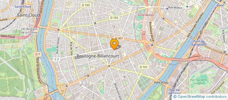 localisation de l'entreprise BALDA à BOULOGNE-BILLANCOURT