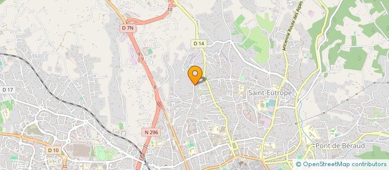 localisation de l'entreprise BALDACCINI HENRI ET RENE à AIX EN PROVENCE
