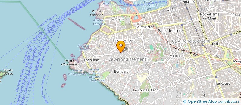 localisation de l'entreprise BALDACHINO à MARSEILLE