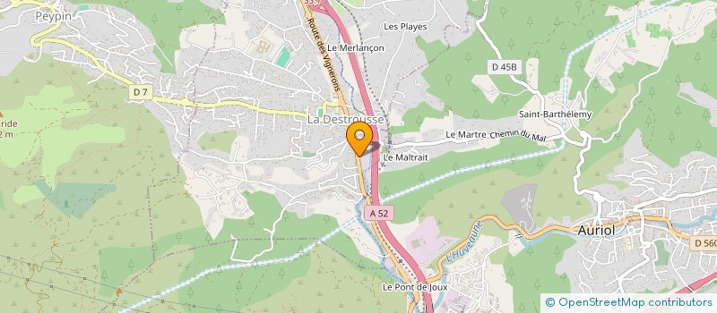 localisation de l'entreprise BALDANZA  LA DESTROUSSE