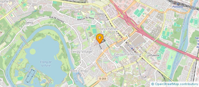 localisation de l'entreprise BALDAS à SAINT-OUEN-L'AUMONE