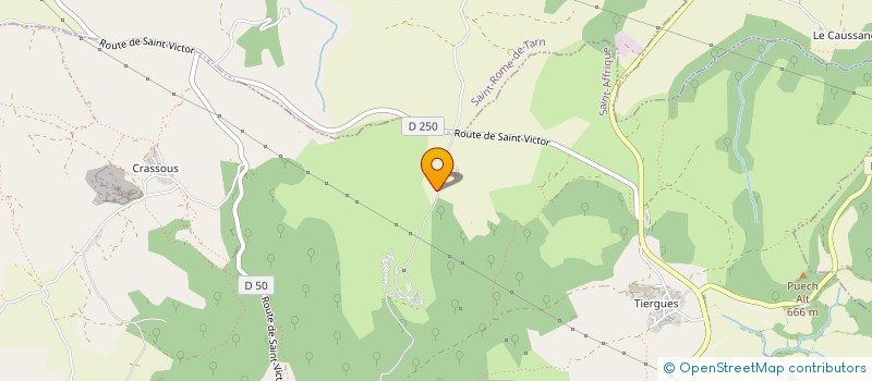 localisation de l'entreprise BALDASSE  ST-AFFRIQUE