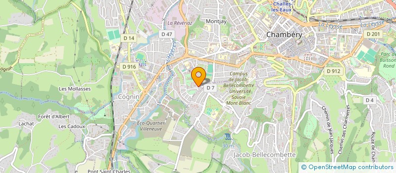 localisation de l'entreprise BALDE TRANS  CHAMBERY