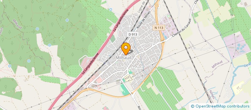 localisation de l'entreprise BALDEN SELARL  MILHAUD